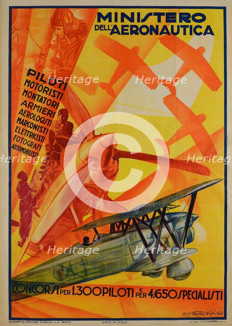 Ministero dell'Aeronautica, 1934. Creator: Francisi; Raffaele (1901-1945).