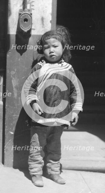 Child, Chinatown, San Francisco, between 1896 and 1906. Creator: Arnold Genthe.