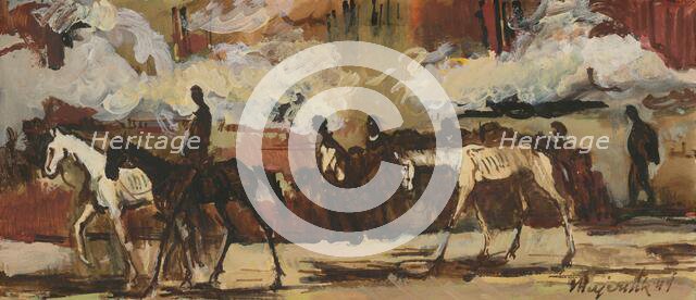 Riders, 1944. Creator: Cyprian Majernik.