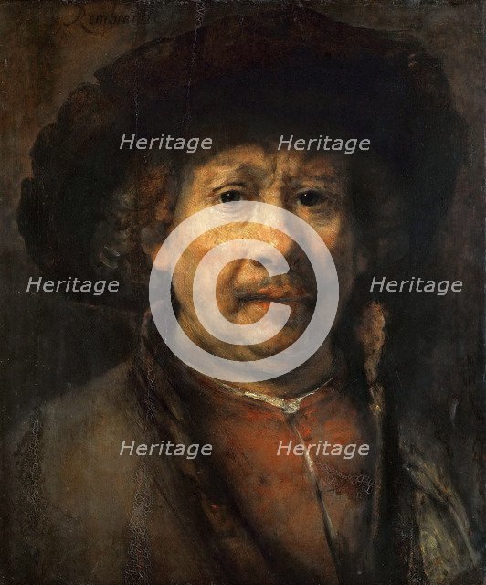 Small Self-Portrait, ca 1657 .