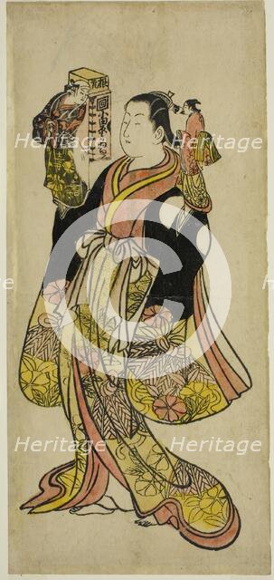 Puppeteer, c. 1730. Creator: Okumura Toshinobu.