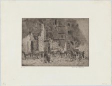 Lille: Ruine, 1916. Creator: Ernst Oppler.