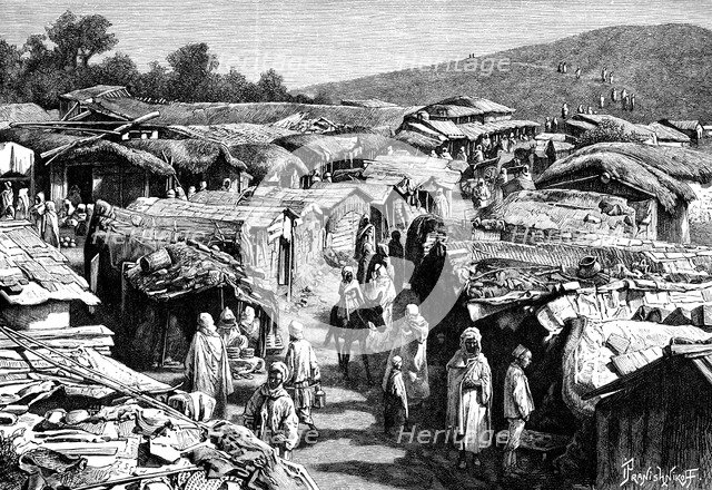 The Beni-Ramasses quarter, Constantine, Algeria, 1895.Artist: Ivan Pranishnikoff