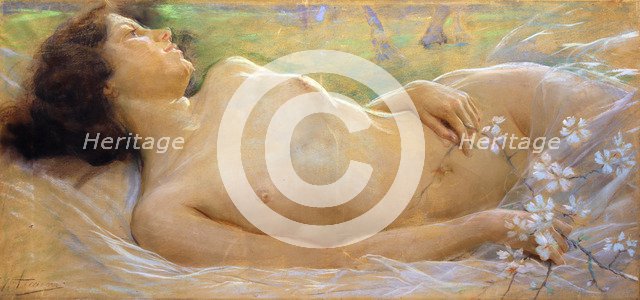 Spring dreams, c. 1895.