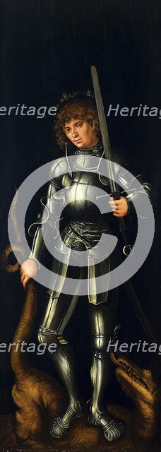Saint George, ca 1514. Creator: Cranach, Lucas, the Elder (1472-1553).