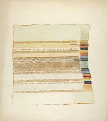 Textile Detail, c. 1941. Creator: Dorothea Bates.