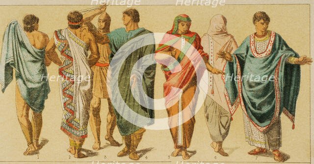 Etruscan Clothing, 1881.  Creator: Unknown.