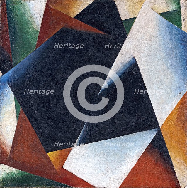 Painterly Architectonic, 1918. Artist: Popova, Lyubov Sergeyevna (1889-1924)