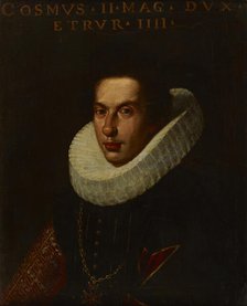 Portrait of Cosimo II de' Medici (1590-1621), Grand Duke of Tuscany, 17th century. Creator: Unknown.