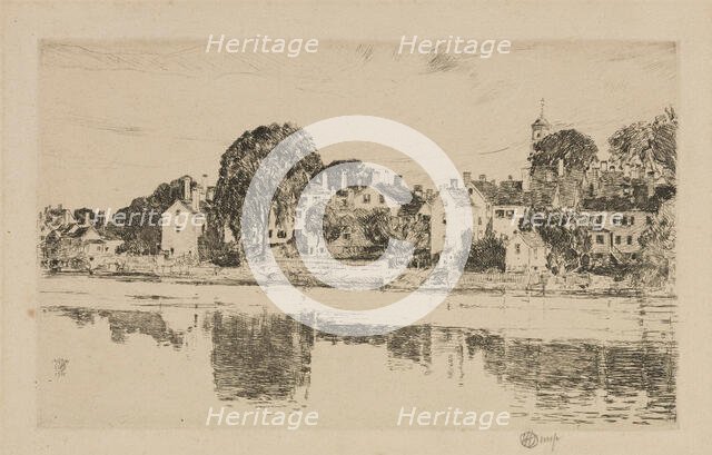 The Chimneys, Portsmouth, 1915. Creator: Frederick Childe Hassam.