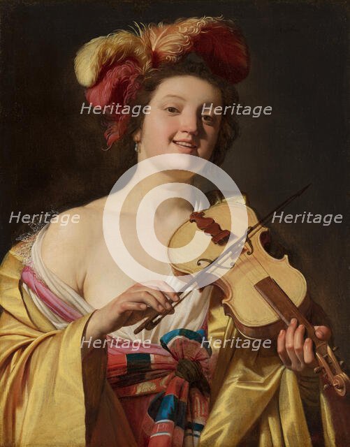 The Violin Player. Creator: Gerrit van Honthorst.