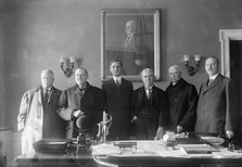 Railroads War Board - Elliott, Howard, President, N.P. Railway; Holden, Hale, 1918. Creator: Harris & Ewing.