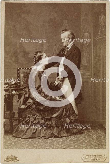 Richard and Cosima Wagner, 9 May 1872, Vienna, 1872.