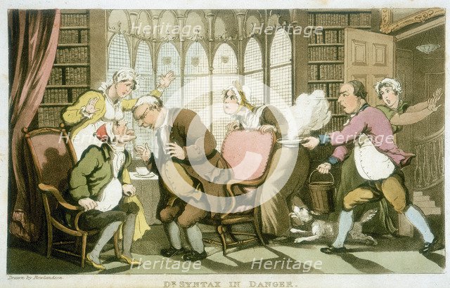 'Dr Syntax in Danger', 1820. Artist: Thomas Rowlandson