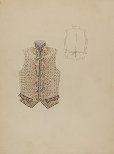 Waistcoat, c. 1936. Creator: Bessie Forman.