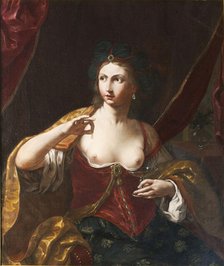 Cleopatra, ca 1664. Creator: Sirani, Elisabetta (1638-1665).