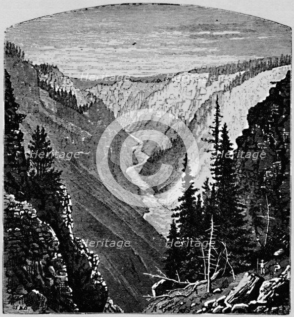 'The Grand Cañon', 1883. Artist: Unknown.