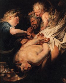 Apollo Flaying Marsyas, ca 1625. Creator: Jordaens, Jacob (1593-1678).