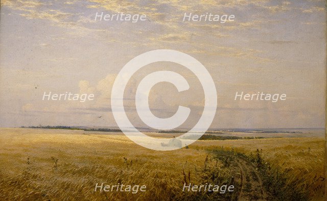 The mellowing fields, 1892. Artist: Myasoedov, Grigori Grigoryevich (1834-1911)