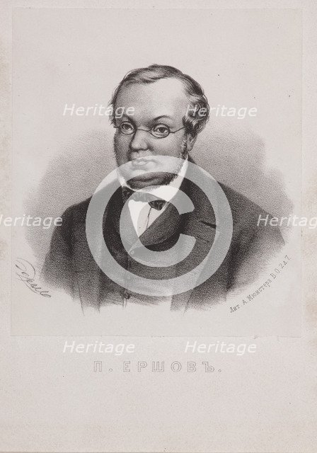 Portrait of Pyotr Pavlovich Yershov (1815-1869), 1872.