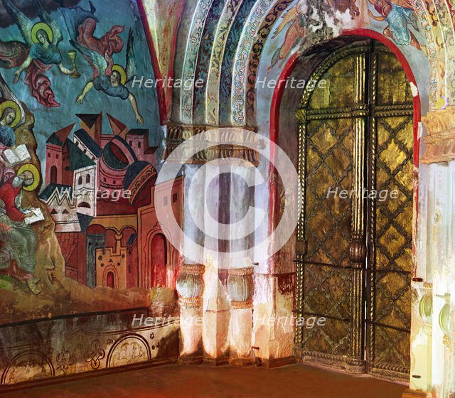 Site of the imprisonment of the Vorotynskii princes [Kirillo-Belozerskii Monastery..., 1909. Creator: Sergey Mikhaylovich Prokudin-Gorsky.