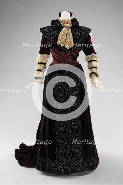 Dress, American, 1890. Creator: Unknown.