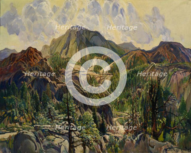 Road in the Cuyamacas, ca. 1933-1934. Creator: Charles Reiffel.