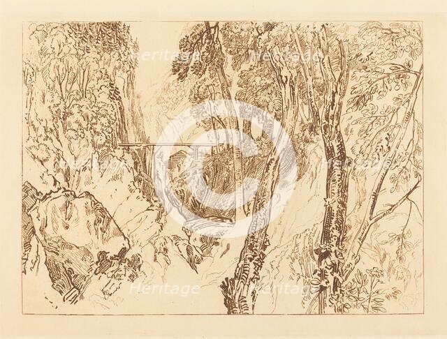 Mill near the Grand Chartreuse, published 1816. Creator: JMW Turner.