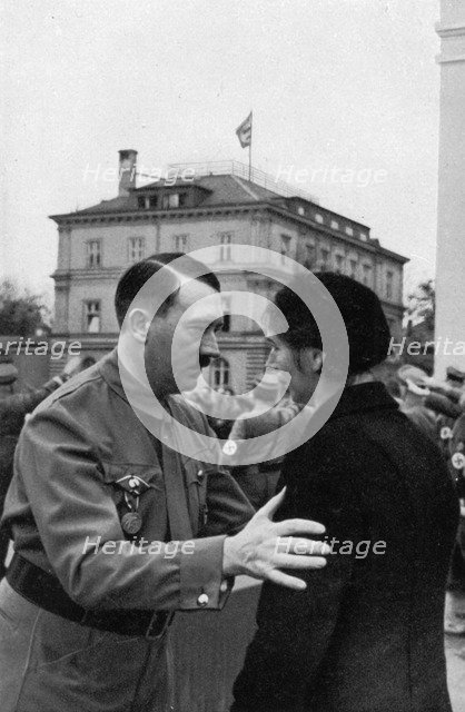 Munich Putsch commemoration, Braunes Haus, Munich, Germany, 9 November 1935. Artist: Unknown
