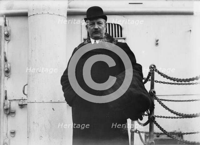 Milyukof, on ship, 1915. Creator: Bain News Service.