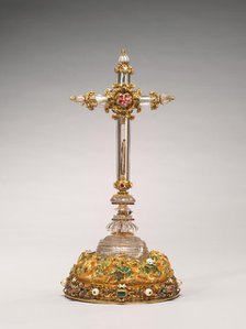 Reliquary Cross, 1550/1575, with late 19th century alterations. Creator: Unknown.