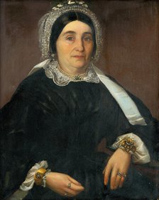 Portrait of Mrs. Královicová, 1850-1860. Creator: Unknown.