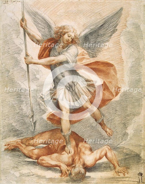 Saint Michael the Archangel, c1629-1630. Creator: Cesari, Giuseppe (1568-1640).