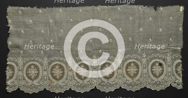 Embroidered Square, 19th century. Creator: Unknown.