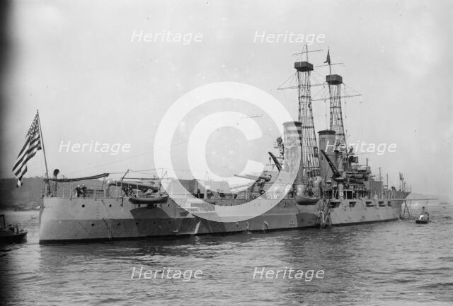 USS Delaware, between c1910 and c1915. Creator: Bain News Service.