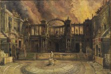 Stage design for the opera Nerone by Arrigo Boito, 1924. Creator: Pogliaghi, Lodovico (1857-1950).