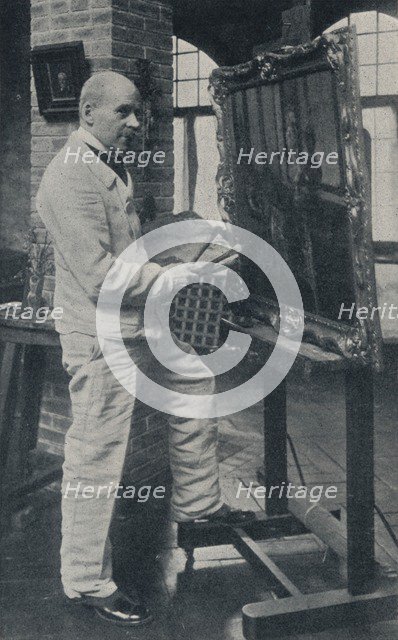 The Late Gaston La Touche in His Studio', c1913.