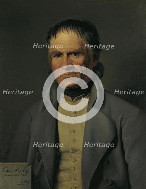 Franz Wessely, 1810. Creator: Peter Fendi.