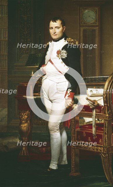 'Napoleon in his Study', 1812. Artist: Jacques-Louis David
