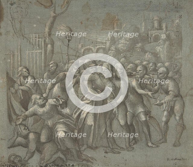 The Arrest of Christ, ca. 1545-46. Creator: Niccolo Giolfino.