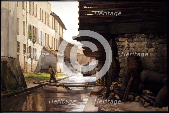 Tannery on the Bievre, c1892. Creator: Unknown.