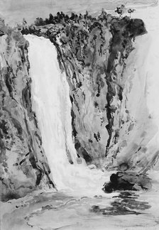 Montmorency Falls, Canada, 1850. Creator: John Mackie Falconer.