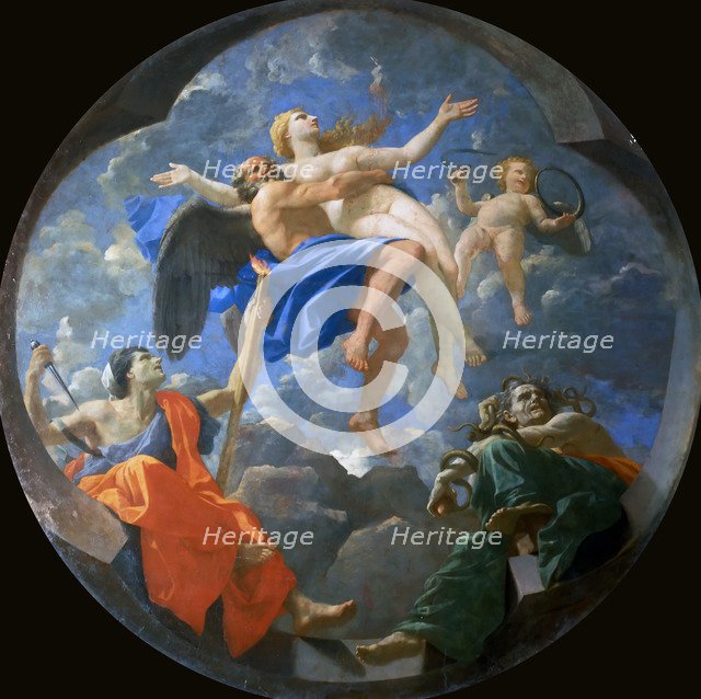 Time protecting Truth from the Attacks of Discord and Envy, 1641.