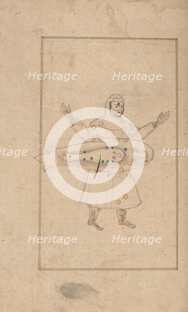 Kitab suwar al-kawakib al-thabita (Book of the Images of the Fixed Stars) of al-Sufi, 18th century. Creator: Unknown.