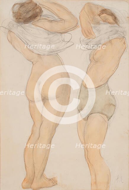 Two Figures, n.d. Creator: Auguste Rodin.