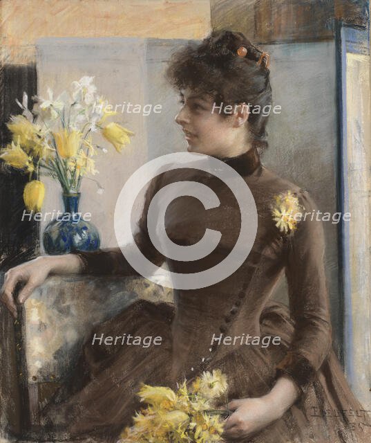 Parisienne, 1885. Creator: Albert Edelfelt.