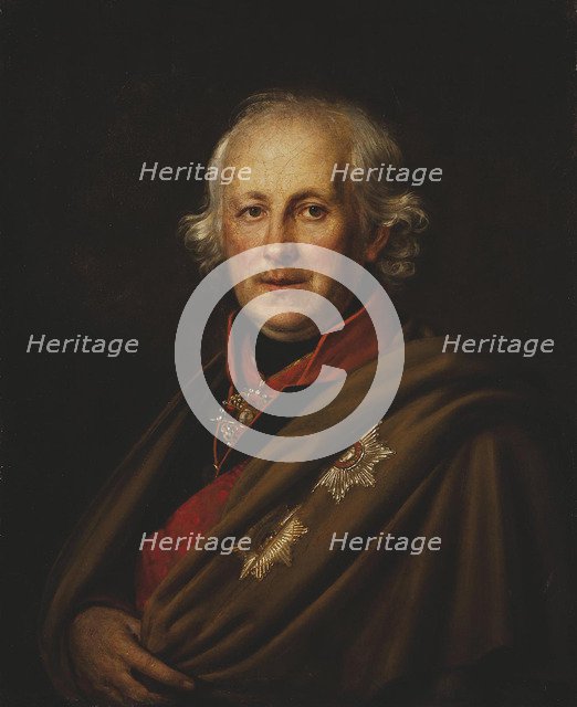 Portrait of Admiral Count Nikolay Semyonovich Mordvinov (1754-1845), Early 1820s.
