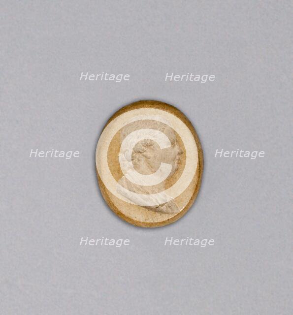 Intaglio with Head of a Man, Burslem, Late 18th century. Creator: Wedgwood.