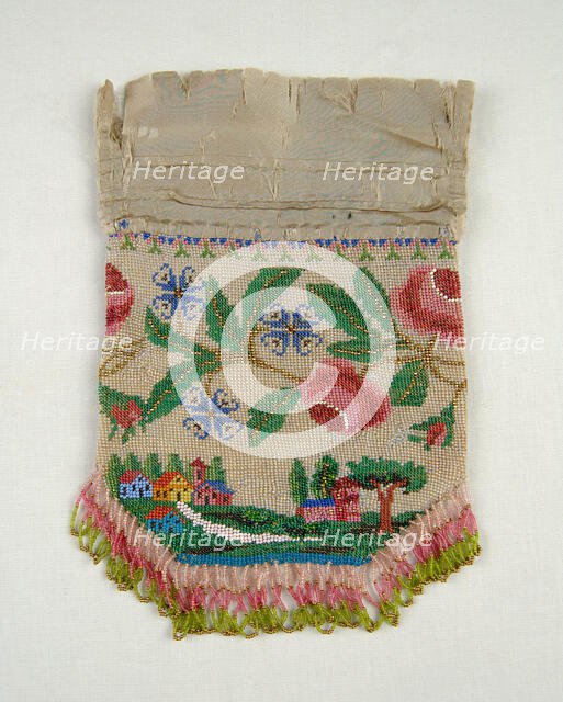 Pouch, American, 1840-60. Creator: Unknown.