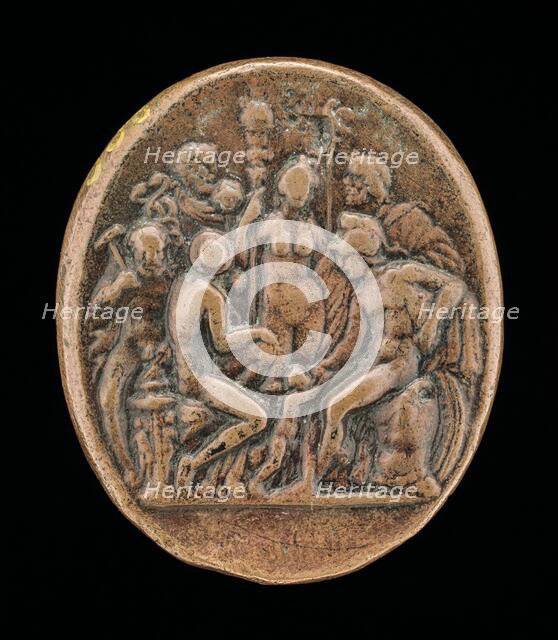 An Assembly of Gods [reverse], second half 15th century. Creator: Master IO.FF..